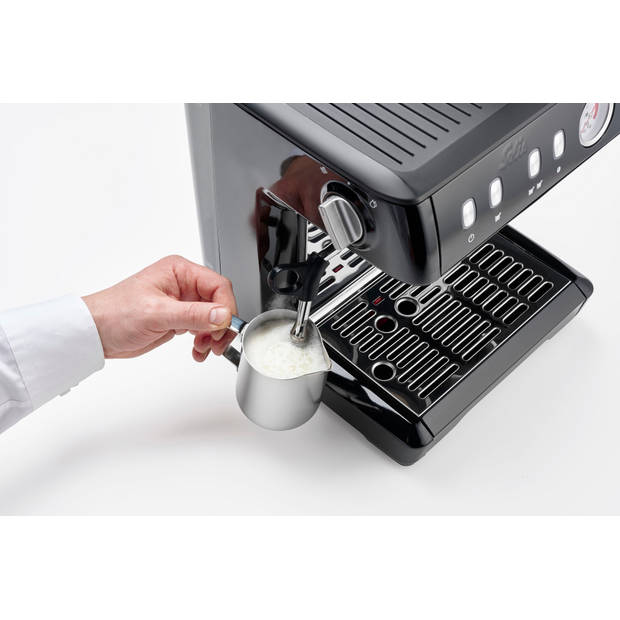 Solis Grind & Infuse Compact 1018 - Koffiemachine met Bonen - Zwart