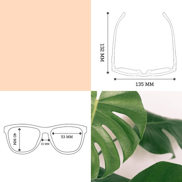 Orange85 Leesbril Transparant - 2 stuks - +1.50 - Heren - Dames - Leesbrillen