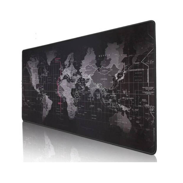 Parya Official - Grote Muismat - XXL - Wereldkaart - 90x40 cm