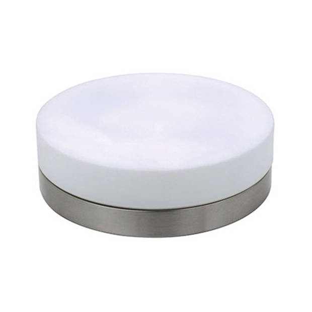 LED Plafondlamp - Opbouw Rond - E27 - Mat Chroom Aluminium - Ø285mm