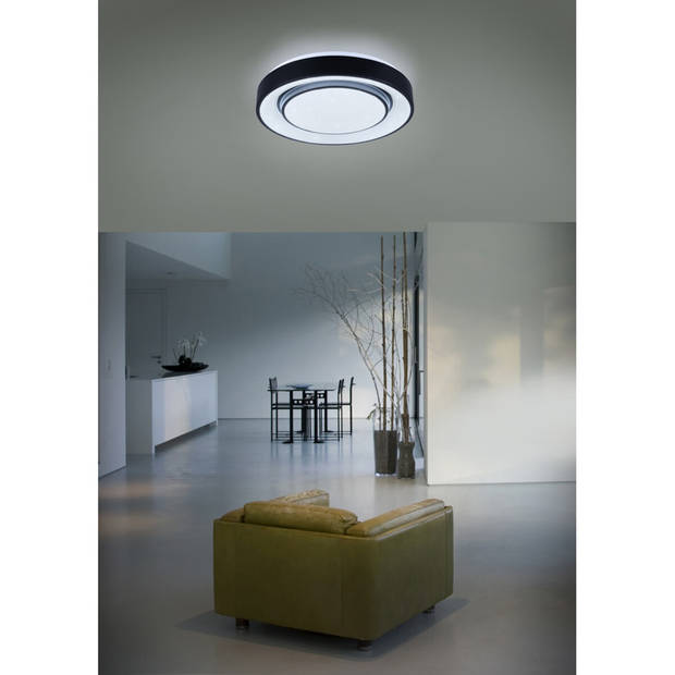 LED Plafondlamp WiZ - Smart LED - Plafondverlichting - Trion Monan - 20W - Aanpasbare Kleur - RGBW - Dimbaar - Rond -