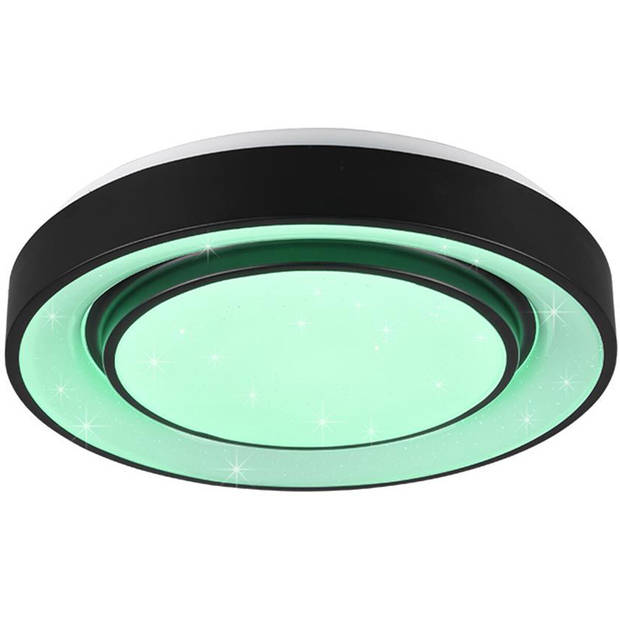 LED Plafondlamp WiZ - Smart LED - Plafondverlichting - Trion Monan - 20W - Aanpasbare Kleur - RGBW - Dimbaar - Rond -