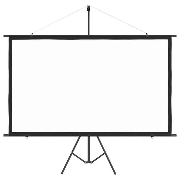 The Living Store Projectiescherm Statief - 205 x 122 cm - Matwit - 90" - 16-9