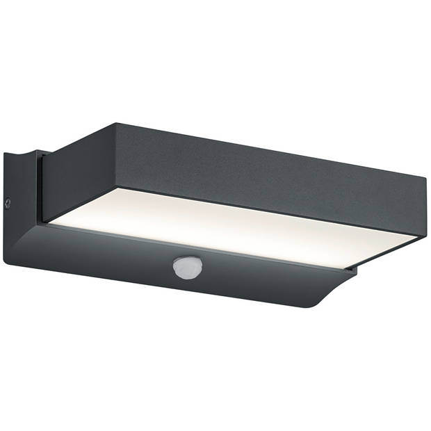 LED Tuinverlichting met Bewegingssensor - Wandlamp Buitenlamp - Trion Cuary Up and Down - 11W - Warm Wit 3000K -