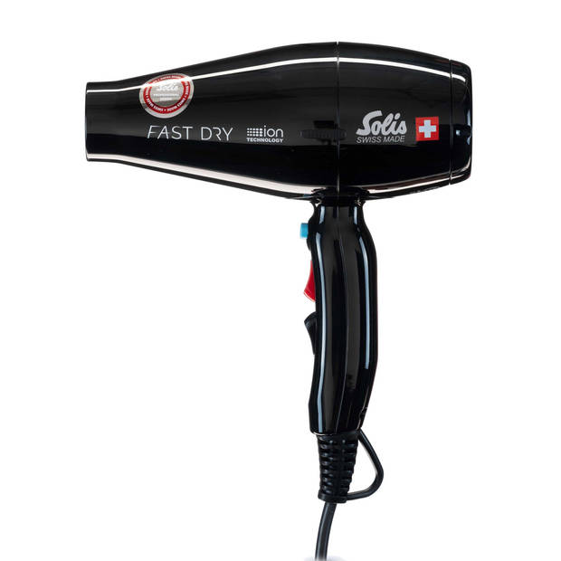 Solis Fast Dry 381 Föhn - Haardroger Professional - Zwart