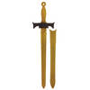 Middeleeuws ridder verkleed zwaard brons 66 cm - Verkleedattributen