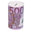 Spaarpot blik 500 euro biljet 8 x 15 cm - Spaarpotten