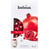Bolsius geurwax True Scents Pomegranate wax rood 6 stuks