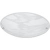 LED Plafondlamp - Plafondverlichting - Trion Linola - E27 Fitting - Rond - Mat Grijs - Aluminium