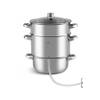 Edënbërg Classic Line - Stoomextractor - Ontsapper - Ø 26 cm - RVS - 8 liter