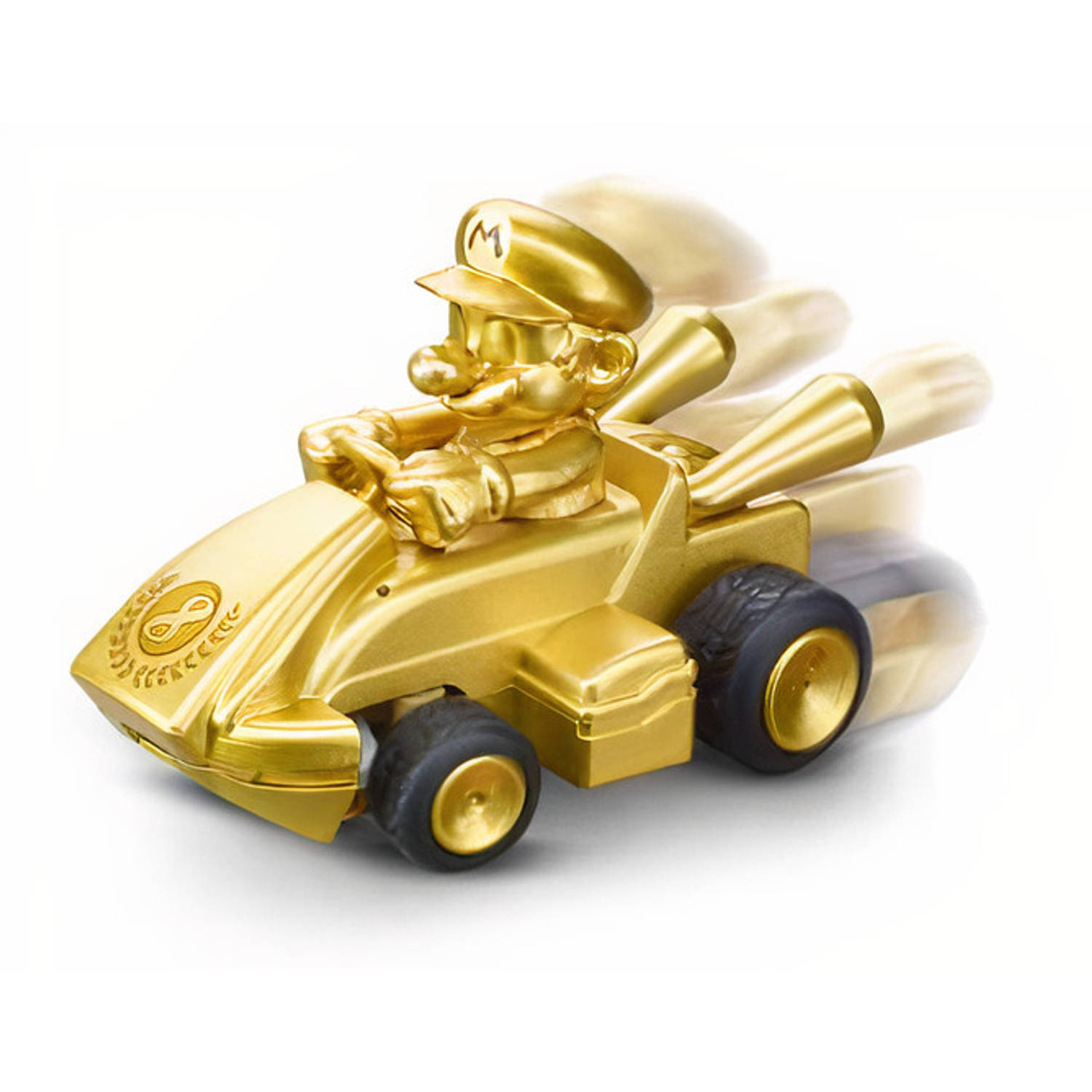 Carrera Mario Kart mini RC 2,4GHz 7 x 4,5 cm goud 11-delig