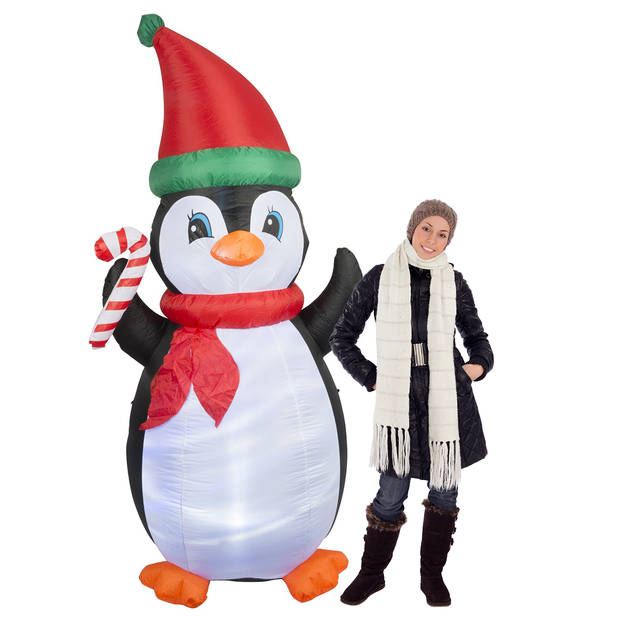 Christmas Gifts - Opblaasbare Kerstpinguin - 210cm - 220/240V - Binnen & Buiten