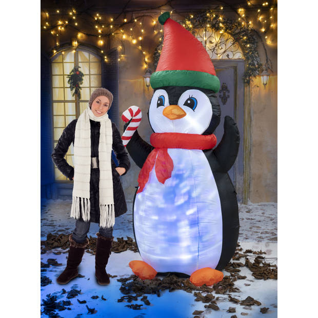 Christmas Gifts - Opblaasbare Kerstpinguin - 210cm - 220/240V - Binnen & Buiten