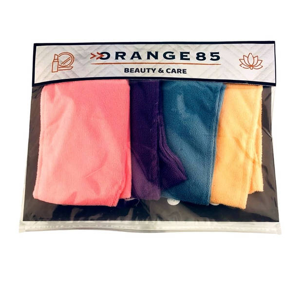 Orange85 - Haarhanddoek 4x - Microvezel - Onesize - Sneldrogend