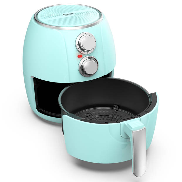 TurboTronic AF3 Airfryer - Heteluchtfriteuse - 3 Liter - Turquoise