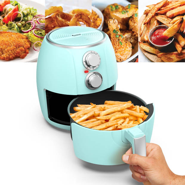 TurboTronic AF3 Airfryer 3 Liter - Turqoise