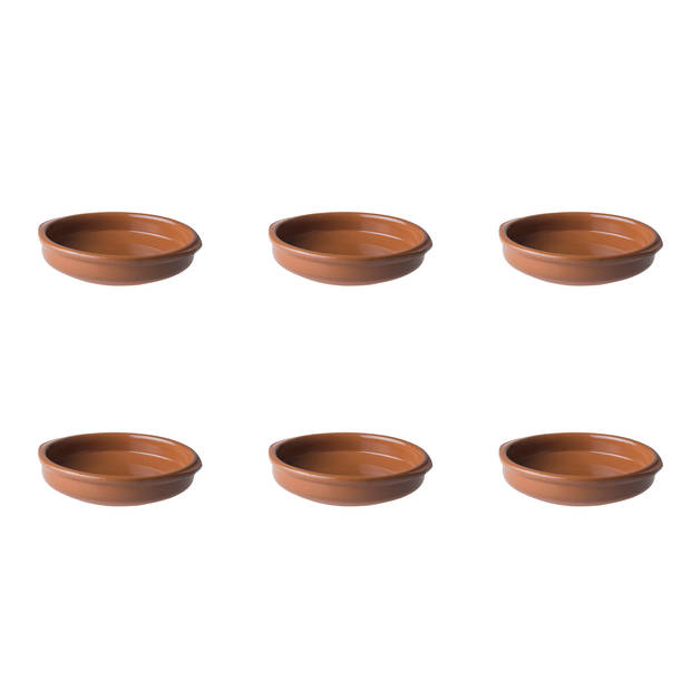 Tapas Ovenschaal Classico 14 x 2.5 cm Bruin 6 stuks