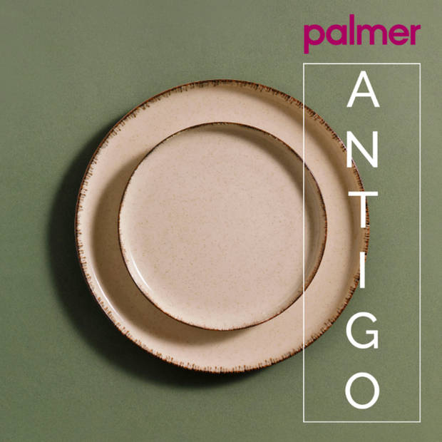 Palmer Serviesset Antigo Porselein 6-persoons 24-delig Crème
