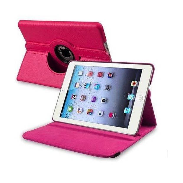 HEM iPad Hoes geschikt voor iPad Mini 5 - Hardroze - 7.9 inch - Draaibare hoes - Inclusief Hoesjesweb Stylus Pen