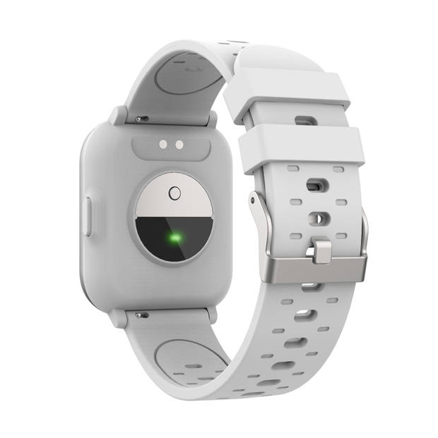 Denver SW-163 Smartwatch met touchscreen en hartslagmeter Wit