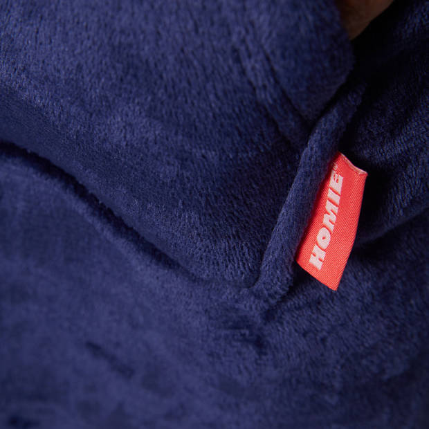 Homie Hoodie - Oversized hoodie - Hoodie Deken - Plaid met mouwen - Unisex - Eén maat - Blauw