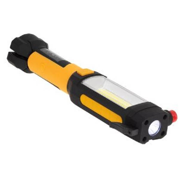 4goodz 5-in-1 LED Noodzaklamp met o.a. safetyhammer - 150 lmn - geel