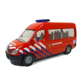 Siku Mercedes Benz Sprinter brandweer 8,2 cm staal rood (0808003)