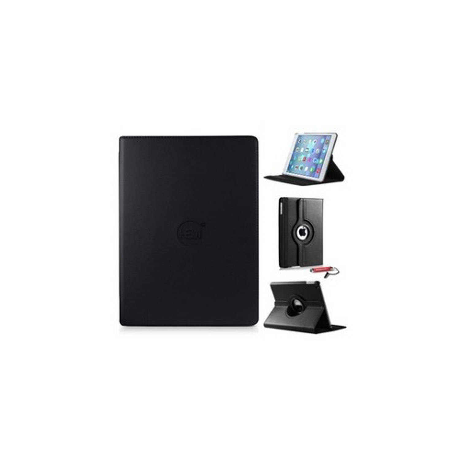 HEM Apple iPad Pro (2020) - 12.9 inch Hoes Zwart met uitschuifbare Hoesjesweb stylus - Ipad hoes, Tablethoes