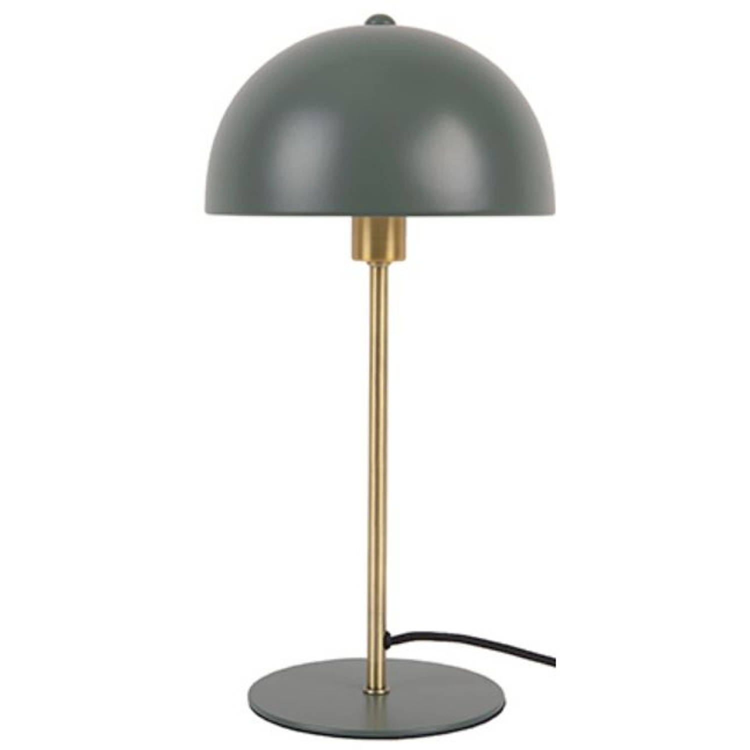 Leitmotiv tafellamp Bonnet 20 x 39 cm staal groen/goud