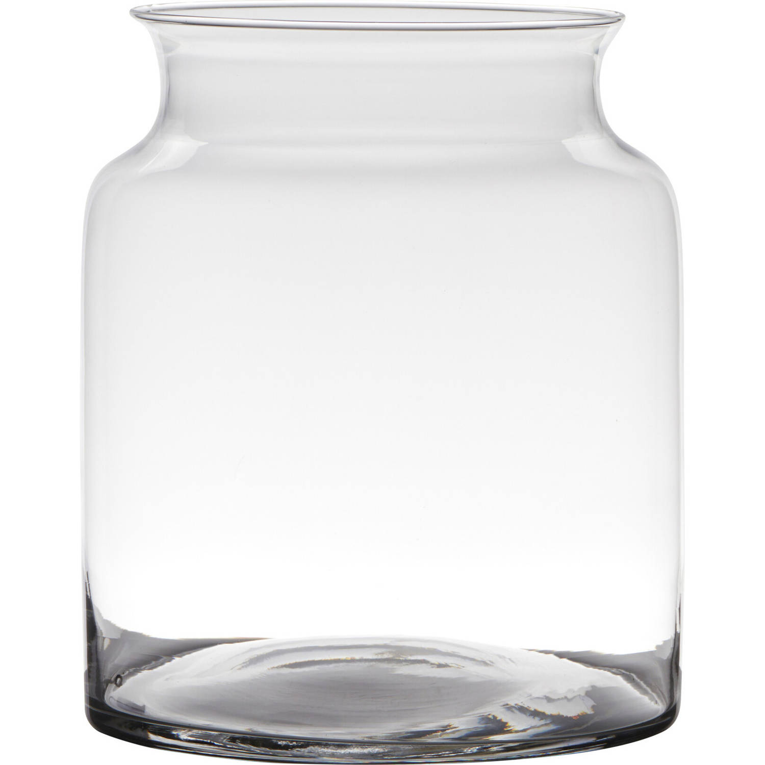 Transparante Luxe Stijlvolle Vaas-vazen Van Glas 27 X 22 Cm Bloemen-boeketten Vaas Voor Binnen Gebru