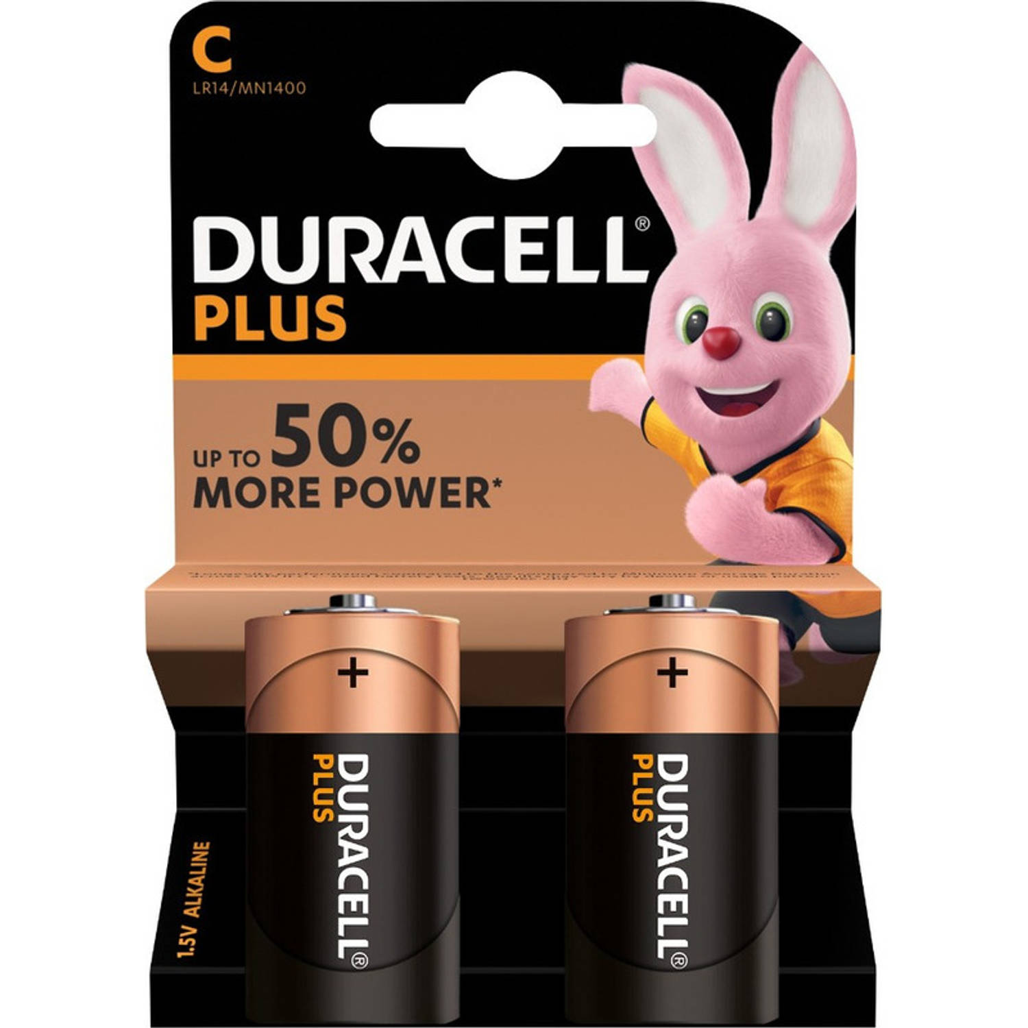 Set van 10x Duracell C Plus alkaline batterijen LR14 MN1400 1.5 V - Batterijen