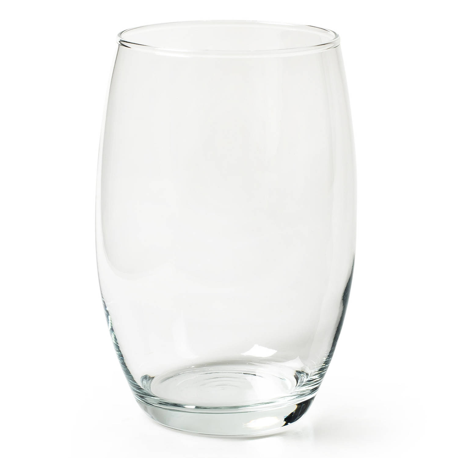 Transparante Kleine Vaas-vazen Van Glas 14 X 20 Cm Woonaccessoires-woondecoraties Glazen Bloemenvaas
