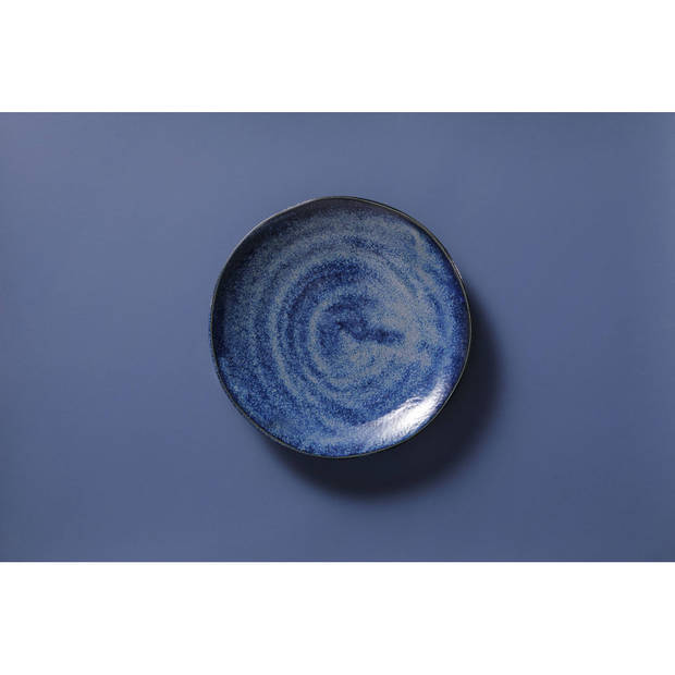 Palmer Bord Kiryu 23,5 cm Blauw Porselein 1 stuk(s)