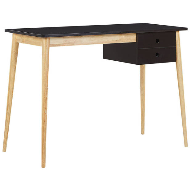 Beliani EBEME - Bureau-Lichte houtkleur-MDF