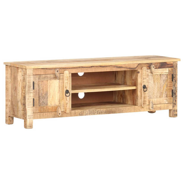 vidaXL Tv-meubel 120x30x40 cm ruw mangohout