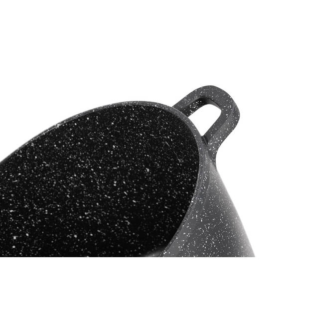 Edënbërg Black Line - Kookpan met Deksel - Ø 24 cm - Aluminium