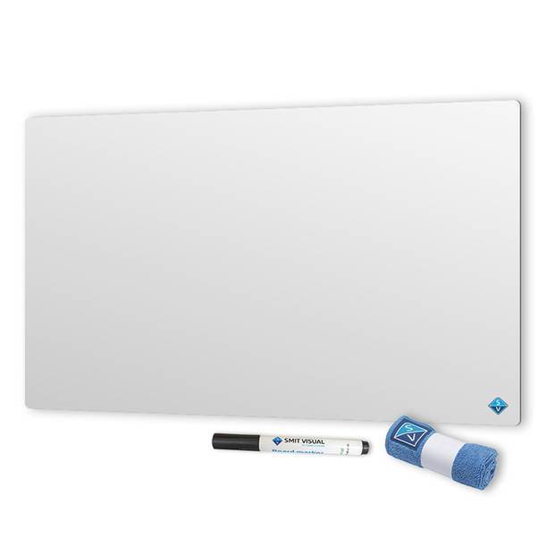 Emaille whiteboard zonder rand - 90x120 cm