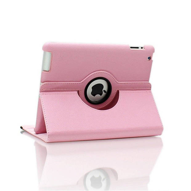 HEM iPad Hoes geschikt voor iPad 2 / 3 / 4 - Lichtroze - 9,7 inch - Draaibare hoes - iPad 2/3/4 hoes - Met Stylus Pen