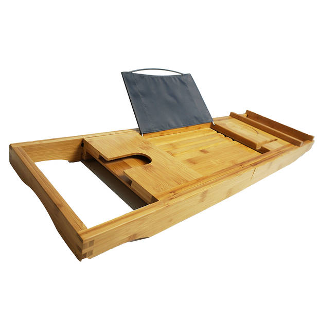 Uitschuifbare badplank bamboe - Spa-moment badbrug