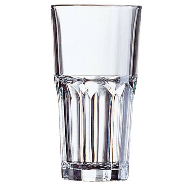 Arcoroc Longdrinkglazen Granity - 6x stuks - 310 ml - Water/sap/koffie/thee glazen - glas - Longdrinkglazen