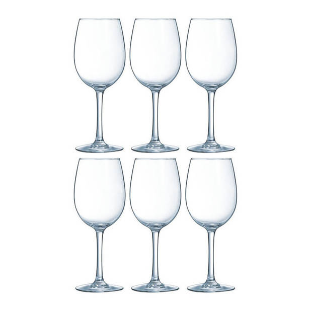 6x Wijnglas/wijnglazen Vina Vap voor rode wijn 580 ml - Wijnglazen