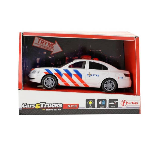 Speelgoed politieauto met licht en geluid 5.5 x 16 x 6 cm - Speelgoed auto's