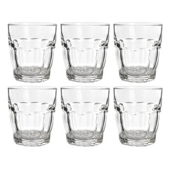 Bormioli Rocco Waterglazen Rock Bar - 270 ml - 6 stuks