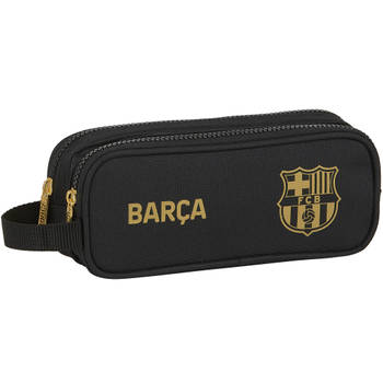 FC Barcelona Etui Gold - 21 x 8 x 6 cm - Zwart