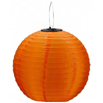 Lampionnen op zonne energie oranje 30 cm - Lampionnen