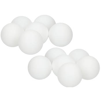 Tafeltennis balletjes 18x stuks wit - Tafeltennisballen
