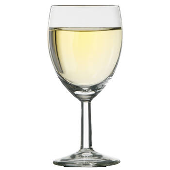6x Luxe witte wijn glazen 240 ml Gilde - Wijnglazen