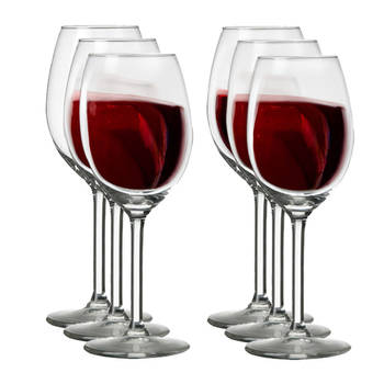 6x Rode wijn glazen 250 ml Esprit - Wijnglazen