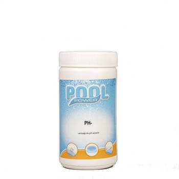 Pool power pH-min 1,5 kg flacon - Zwembadreinigingsmiddelen