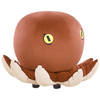 Beliani OCTOPUS - Dierenhocker-Bruin-Fluweel